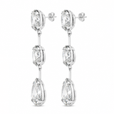 ADRIANA WHITE SILVER EARRINGS