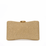 ALVENA PLEATED GLITTER GOLD CLUTCH 0220A