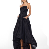 VOGUE HI LOW STRAPLESS BALLGOWN B56D44HL1