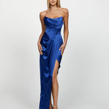 LUCINDA STRAPLESS COWL GOWN B60D26L