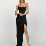 LUCINDA STRAPLESS COWL GOWN B60D26L