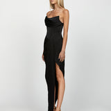 LUCINDA STRAPLESS COWL GOWN B60D26L