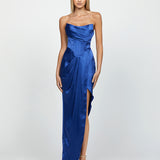 LUCINDA STRAPLESS COWL GOWN B60D26L