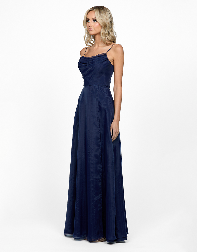 SAMPLE AVERIE COWL NECK GOWN