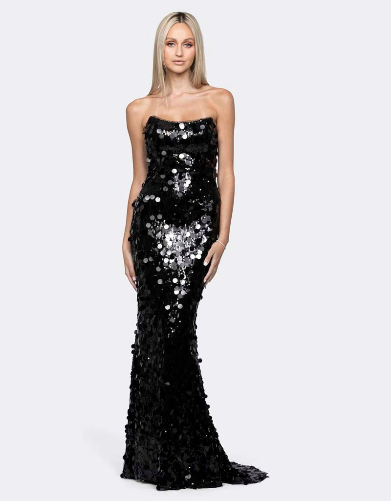 BRYNN STRAPLESS GOWN B64D02L