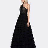 HARMONY ONE SHOULDER BALL GOWN B64D11L