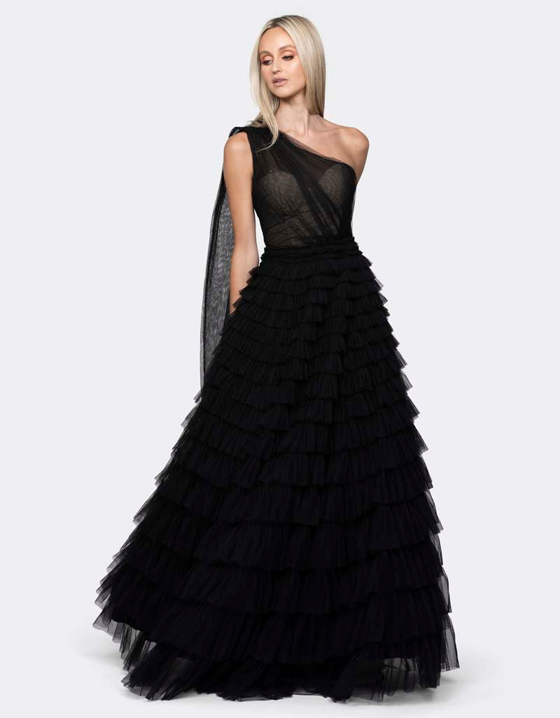 HARMONY ONE SHOULDER BALL GOWN B64D11L