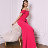 QUINNY OFF SHOULDER GOWN B64D13L