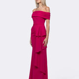 QUINNY OFF SHOULDER GOWN B64D13L