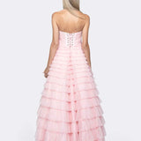 SERENITY SWEETHEART STRAPLESS BALL GOWN B64D15L