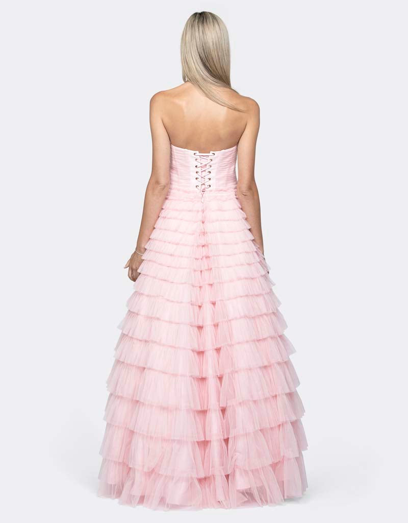 SERENITY SWEETHEART STRAPLESS BALL GOWN B64D15L