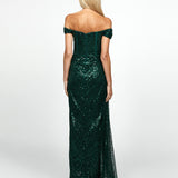 ETHEL COWL GOWN B65D12L