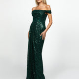 ETHEL COWL GOWN B65D12L