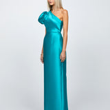 MARCHESA ONE SHOULDER GOWN B65D18L