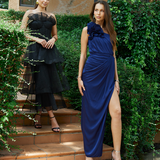KASCADE TIERED RUFFLE MIDAXI B68D07L