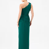 VACATION ASYMMETRIC GOWN B65D26L - Emerald