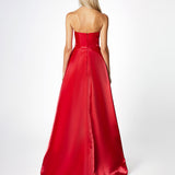 ODETTE ASYMMETRIC HI LO GOWN B66D08HL