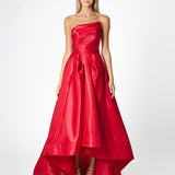 ODETTE ASYMMETRIC HI LO GOWN B66D08HL
