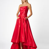 ODETTE ASYMMETRIC HI LO GOWN B66D08HL