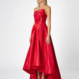 ODETTE ASYMMETRIC HI LO GOWN B66D08HL