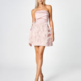SAMPLE THEAL STRAPLESS FEATHER MINI SAMPLE B66D33S