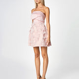 SAMPLE THEAL STRAPLESS FEATHER MINI SAMPLE B66D33S