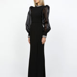 WINNIE SHEER SLEEVE GOWN B67D12L