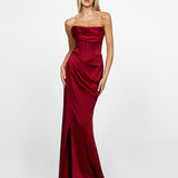 GESS OFF SHOULDER FISHTAIL GOWN B67D30L