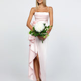 SAMPLE FERN STRAPLESS ROSETTE MAXI SAMPLE B67D44S