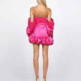 SAMPLE SAVING GRACE OFF SHOULDER MINI SAMPLE B68D26S