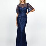 SUZANNA HIGH NECK GOWN B69D10L