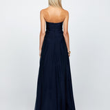 SAMPLE BLAIRE STRAPLESS CASCADING RUFFLE GOWN SAMPLE B69D13L