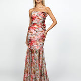 NEVAEH GATHERED ORGANZA GOWN B69D14L