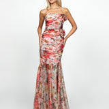 NEVAEH GATHERED ORGANZA GOWN B69D14L