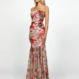 NEVAEH GATHERED ORGANZA GOWN B69D14L