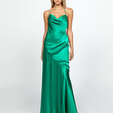 SAMPLE JACLYNN STRAPPY BACK CUT OUT GOWN B69D16L