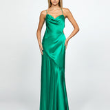 SAMPLE JACLYNN STRAPPY BACK CUT OUT GOWN B69D16L