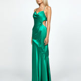 SAMPLE JACLYNN STRAPPY BACK CUT OUT GOWN B69D16L