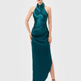 AALIYAH HIGH NECK COWL GOWN B69D17L