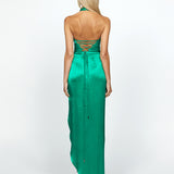 AALIYAH HIGH NECK COWL GOWN B69D17L