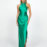 AALIYAH HIGH NECK COWL GOWN B69D17L