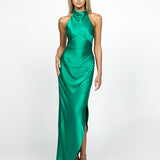 AALIYAH HIGH NECK COWL GOWN B69D17L