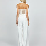 SAMPLE BETHANY SWEETHEART CORSET JUMPSUIT SAMPLE B69J34L