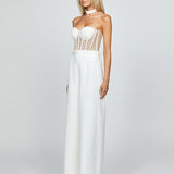 SAMPLE BETHANY SWEETHEART CORSET JUMPSUIT SAMPLE B69J34L