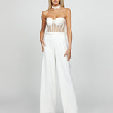 SAMPLE BETHANY SWEETHEART CORSET JUMPSUIT SAMPLE B69J34L