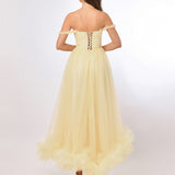 SAMPLE ACAZIA A LINE TULLE MIDAXI SAMPLE B70D25L