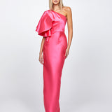 ANNMARIE FRILL SHOULDER GOWN B71D02L