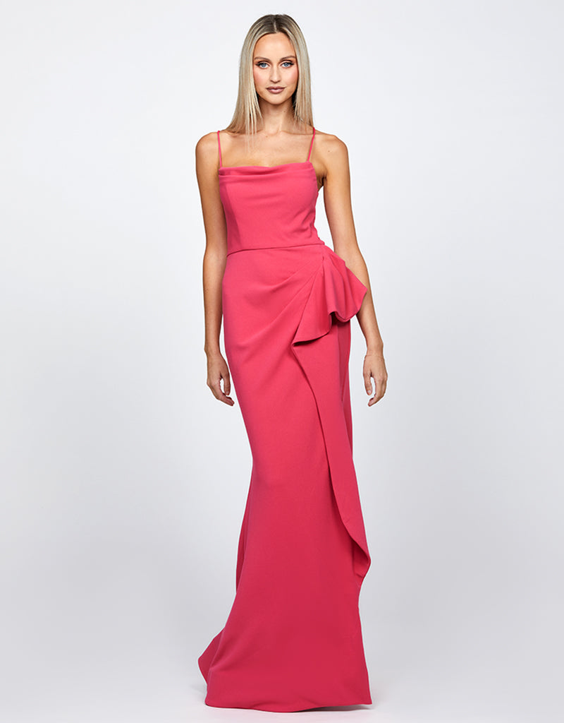 DIXIE STRAPPY BACK GOWN B71D11L