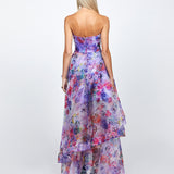 ADELAIDE STRAPLESS HI LO GOWN B71D16HL