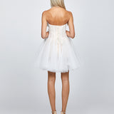 VANESSA APPLIQUED CORSET MINI B71D25S
